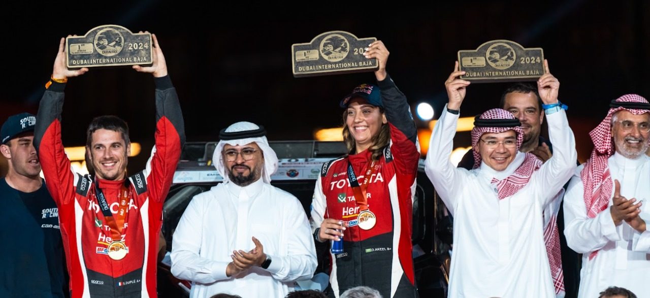 جميل لرياضة المحركات تحتفي بإنجاز دانية عقيل التاريخي كأول سائقة تفوز بالترتيب العام لبطولة