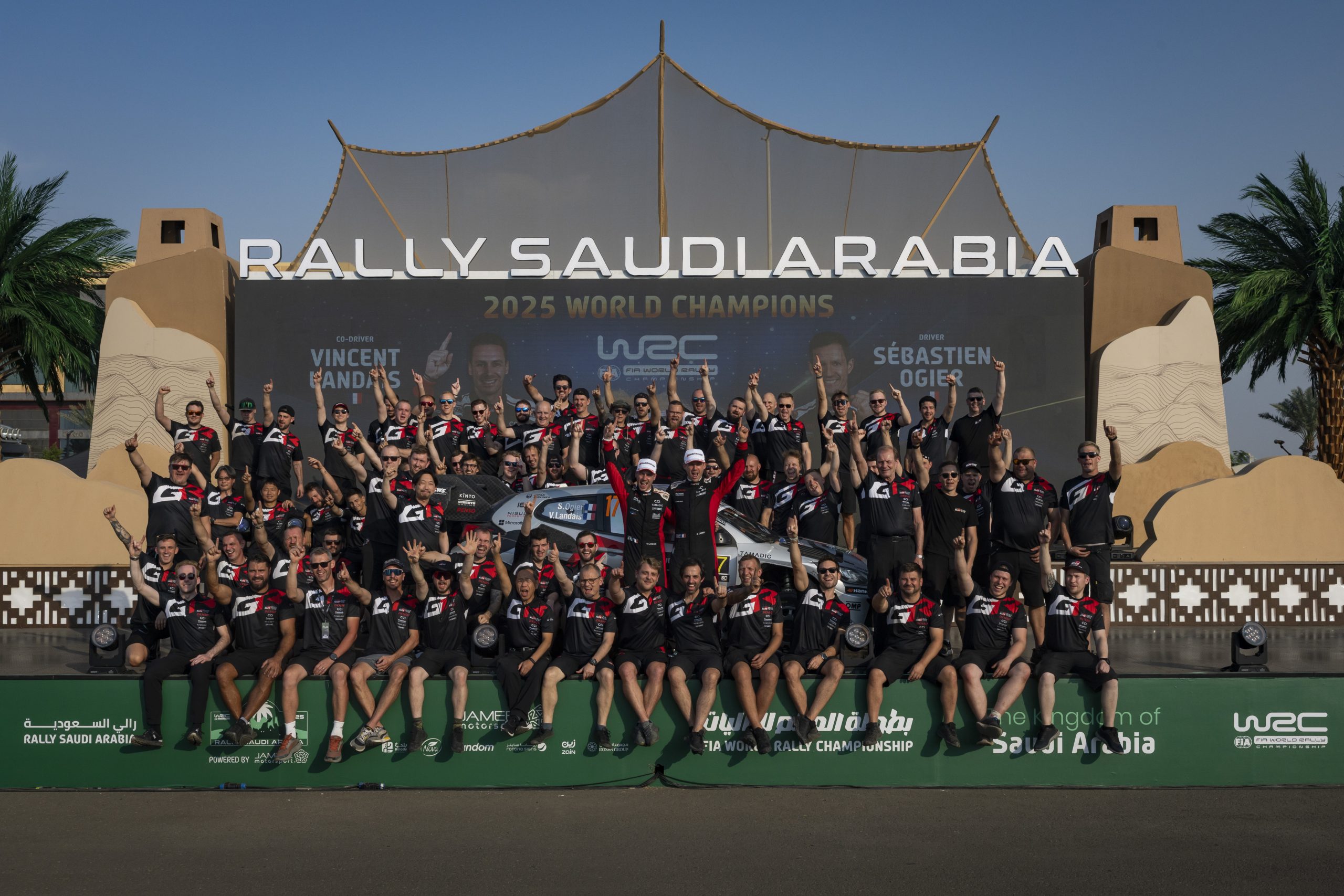 Ogier Clinches Record-Equalling Ninth World Title with TOYOTA GAZOO Racing at Rally Saudi Arabia