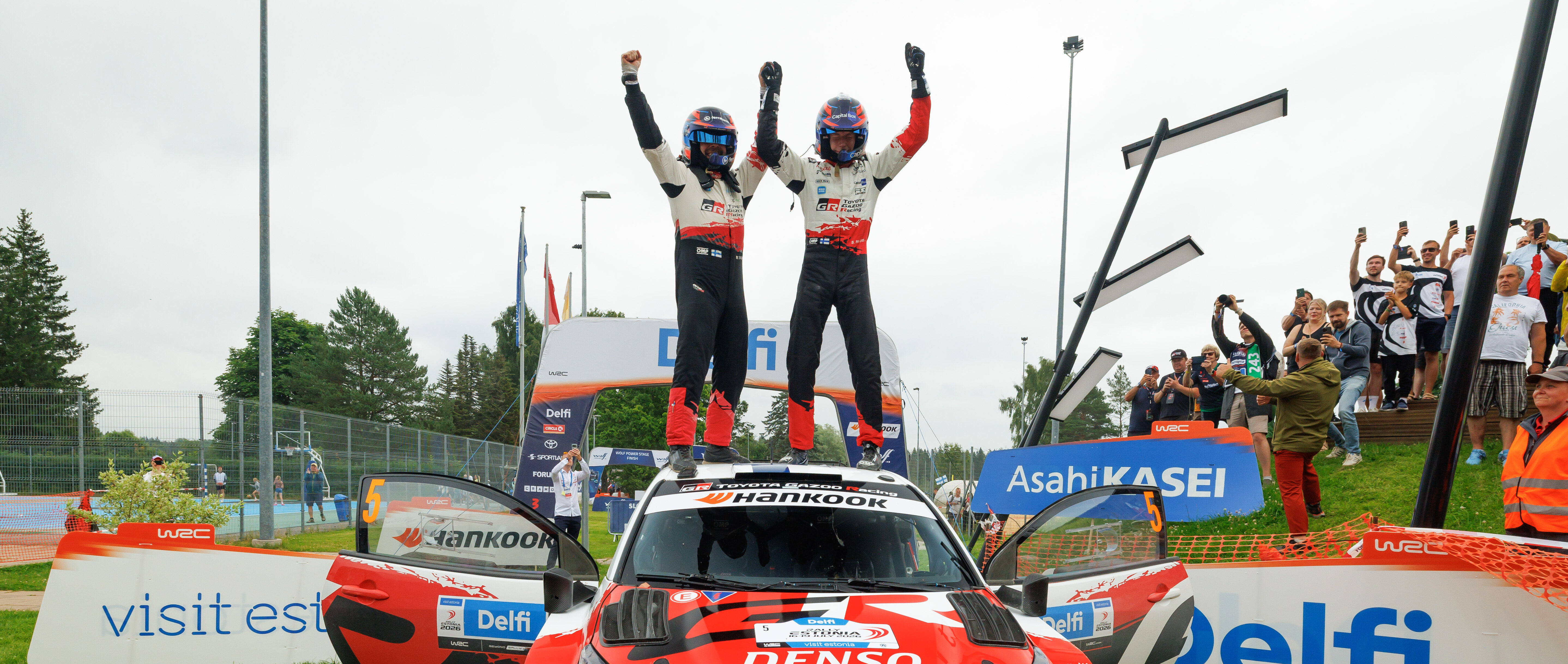 TOYOTA GAZOO Racing Claims One-Two Victory at Rally Estonia